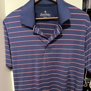 Brooks Brothers striped performance polo shirt